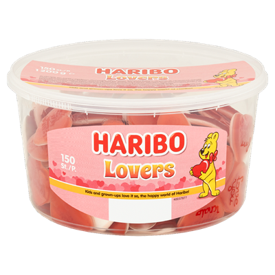 HARIBO Lovers 150 stuks 1,2 kg