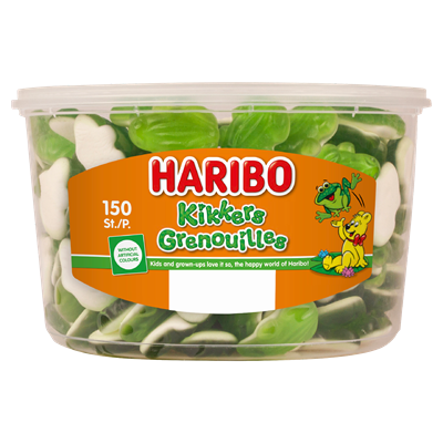 HARIBO kikkers 150 stuks 1,05 kg